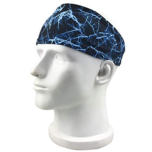 [- NUREINSS Yoga Sport Athletic Workout Headband For Running Sports Travel Fitness Elastic Wicking