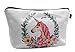 Unicorn Gifts 5 Pack - Unicorn Drawstring Backpack/Makeup Bag/Eye Mask/Hair Ties/Card (White)
