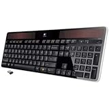 Logitech K750 Solar Wireless Keyboard USB - Black (1 pack) (K750)