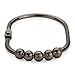 Amazer Shower Curtain Rings, Bronze Shower Curtain Hooks Rust Proof Metal Shower Rings for Curtain Shower Rod Bathroom, Set of 12