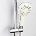 TOOGOO(R) Hand Held Chrome-Plated Shower Bracket Holder for Bathroom Slide Bar