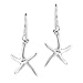 AeraVida Minimalist Nautical Starfish 925 Sterling Silver Dangle Earrings