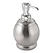 iDesign York Stainless Steel Short Refillable Soap Dispenser - 3.75