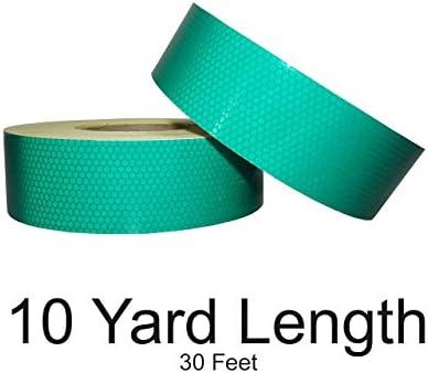 High Intensity Retro Reflective Tape (HXREF) [4 Rolls] 1" (25mm) x 10 yds Green