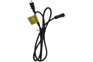 Snow Melting Mat Power Cord, 120V AC Plug Cable,Power is 1500W,Length is 6 feet,it use for Connecting Stair or Door Snow Melt