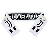 UHBHEA Juventus Scarf FC Double Sided Fan Knitted 2018-2019 Season Home Scarf Black/White