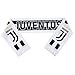 UHBHEA Juventus Scarf FC Double Sided Fan Knitted 2018-2019 Season Home Scarf Black/White