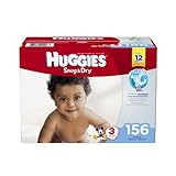 Huggies Snug and Dry Diapers, Size 3, 156 Count