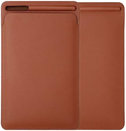 Seamount Pouch Skin Leather Sleeve Case Cover Bag for Apple Pencil 2nd & iPad Pro 2018 iPad Pro 12.9/11inch (12.9inch, Brown)