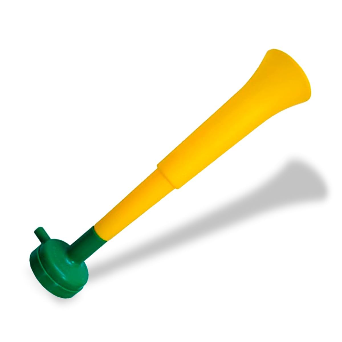 FUN FAN LINE - Pack 3 Three-Body Vuvuzela Trumpets | Compact and Detachable Horn for Football, Parties, and Sports Events | Noise 98 DB Cheering for Children and Adults Easy to Transport (Brasil)