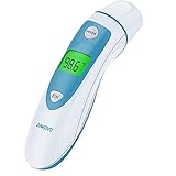 ANKOVO Thermometer for Fever Digital Medical Infrared Forehead and Ear Thermometer for Baby, Kids and Adults with Fever Indicator