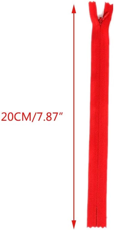 Gwxevce 10pcs cm Nylon Cremalleras Invisibles Con Extremo Cerrado Para Diy Tailor Sewing Craft Purse Cremalleras Baetebangladesh Costura Y Manualidades