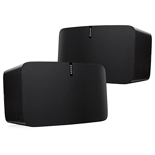 Sonos Play:5 Multi-Room Digital Music System Bundle (2 – Play:5 Speakers) – Black