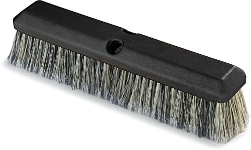 Carlisle 36123423 Vehicle Wash Brush, Black Plastic Foam Block, 2-1/2