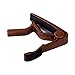 Acoustic Guitar Capo, BoNing Single Handed Quick Change Capo for Guitars Ukulele Banjo Mandolin Bass (Rosewood)