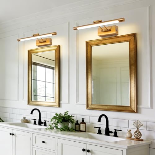 TYhogar LED Wall Light for Bathroom Mirror, 40 cm, 8 W, 3000 K, Wall Lamp with Swivel Head – Light for Vanity and Vanity