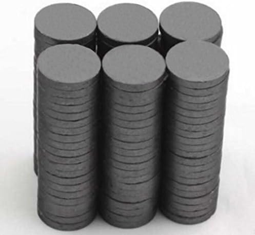 ZJWEI Ceramic Industrial Magnets - for Refrigerator (Fridge), School Science Projects, Crafts, Teachers, Around The Office - Tiny Round Disc - (22mm x 4mm) - Bulk Lot of 30 Pcs