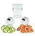 Paderno World Cuisine 2-Blade Handheld Turning Vegetable Slicer / Spiralizer, includes 2 Different Stainless Steel Blades