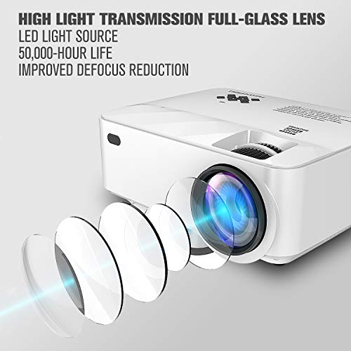 2 Upgraded+Projector+DBPOWER+Smartphone+Supported