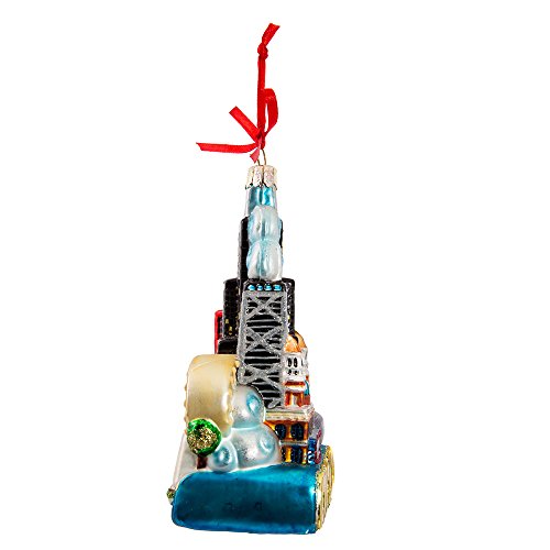 Kurt Adler Chicago Glass Ornament, 5Inch Pricepulse