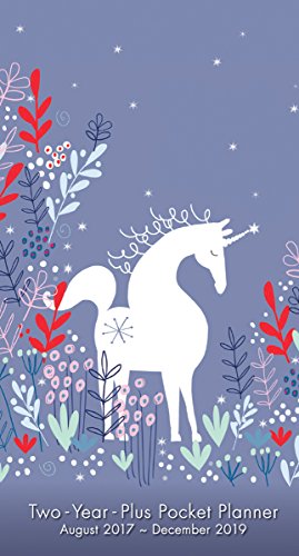 Unicorn 2018 Checkbook/2 Year Pocket Planner Calendar (CC0282)