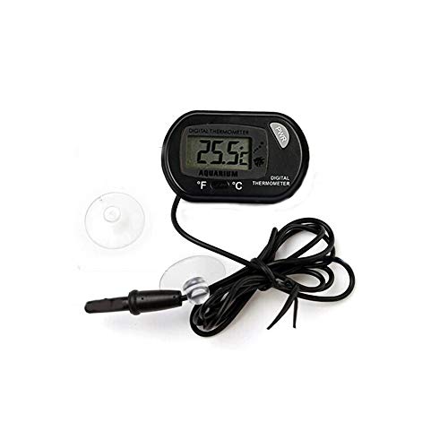 image for Potelin Fish Aquarium Thermometer Digital Lcd Suction Cup Type Marine 