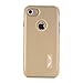iPhone 7 Case HKW Hybrid Heavy Duty Shockproof Full-Body Protective Case with Dual Layer [Hard PC+ Soft Silicone] Impact Protection for Apple iPhone 7 4.7 Inch - Gold (MA1849)