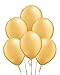 Qualatex Metallic Gold (Opaque) Biodegradable Latex Balloons, 11-Inch (25-Units)