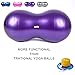 Wekin Physio Roll Therapy Fitness Excercise Peanut Ball for Balance, Labor Birthing, Muscle Tension, Back Pain Relief, Coordinate Development, Dog Training, Home Exercise & Yoga Programme Medium