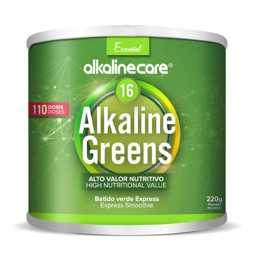 ALKALINE 16 SUPER GREENS POWDER, green juice by ALKALINE CARE