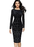Vfemage Womens Elegant Velvet Slim Casual Party Cocktail Bodycon Dress