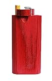 Dugöut Box Redwood with EXTRAS-Tall By SÕL. Swivel-top Wooden Box & Tools