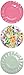 Talking Tables Tropical Party Mini Canape Plates, 12 count, for a BBQ, Luau, or Summer Party