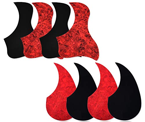 8pcs Acoustic Guitar Pick Guards Pickguard Film Anti Scratch Self Adhesived