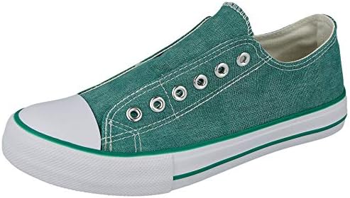 No Sense Ladies Mens Boys 625801 Canvas Slip On Elastic Eyelet Pumps All Star Sneakers Trainers Shoes Size 3-9