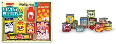 Amazon Com Melissa Doug Wooden Pantry Products And Let S Play