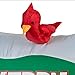 Jolly 3.5' Airblown Merry Christmas Inflatable Outdoor Decoration Sign