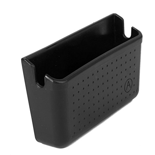 WINOMO Car Storage Organizer Box Cell Phone Holder Self Adhesive Black