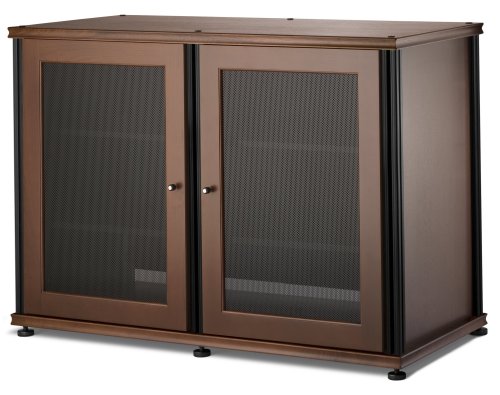 Salamander Synergy 323 A/V Cabinet (Walnut/Black)