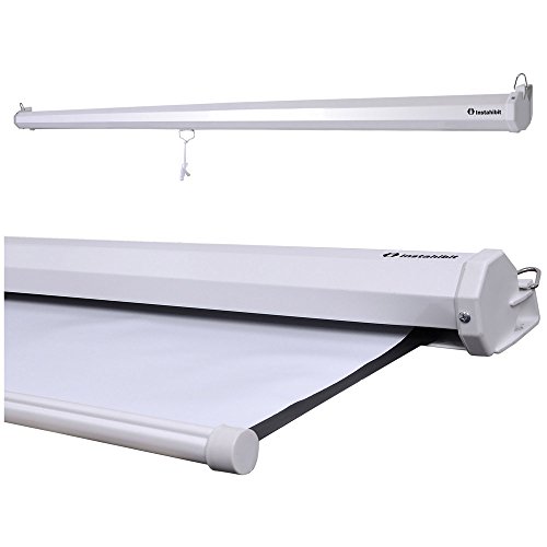 Instahibit-120inches-Diagonal-43-Manual-Pull-Down-Projection-Screen-96-x-72-White
