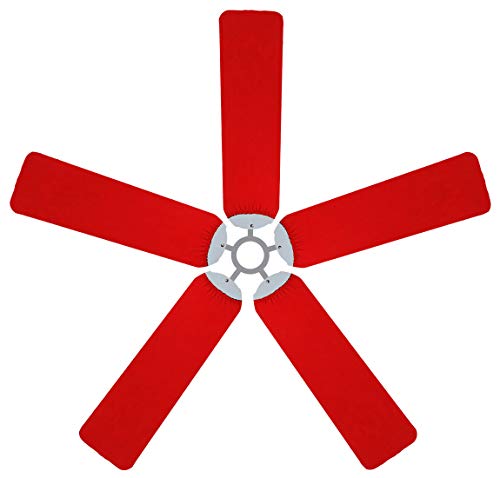 Photo 1 of Fan Blade Designs Red Ceiling Fan Blade Covers
