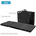 American Furniture Alliance Hide A' Mat 3.5 x 35 x 77 inch Twin Trifold Mattress Mesh/Suede, Black