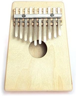 Muse MUSEUNLIMITED Mbira Tuned Kalimba Thumb Piano 10 Key Finger Thumb Piano Kalimba Hugh Tracey Thumb Piano Mbira Likembe Sanza Musical Instrument African Thumb Piano Pine Light Yellow