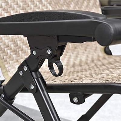 PURPLE LEAF Outdoor Zero Gravity Lounge Chair Patio Wicker Rattan Recliner Chairs Beach Pool Lawn Camping Indoor Office… 41vK1GJzz L