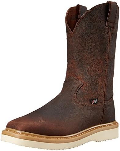 justin premium wedge work boots