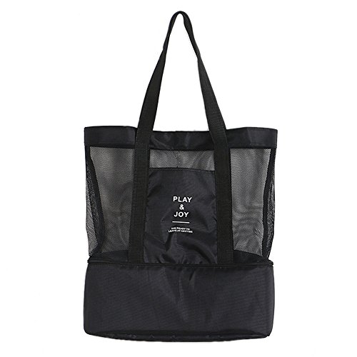 Lightweight Beach Bag. Dejaroo Mesh Beach Bag Toy Tote Bag Large