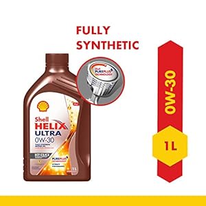 Shell Helix Ultra 0W30 API SN, ACEA C2/C3 Fully Synthetic Motor Oil for Cars (1L)