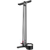 LEZYNE CNC Floor Drive 3.5 Bicycle Floor Pump | 3.5" Analog/Digital Gauge Options, High Pressure 220 PSI Inflation for Road/Track Bikes, ABS-1 Pro Chuck
