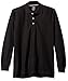 French Toast boys Long Sleeve Pique (Standard & Husky) Polo Shirt, Black, 10 12 US