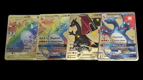 Custom Gold Metal 1st Edition Base Set Pokemon Cards Featuring Charizard,  Blastoise, Venusaur, and Ancient Mew (4 Charizard Lot) in Saudi Arabia |  Whizz